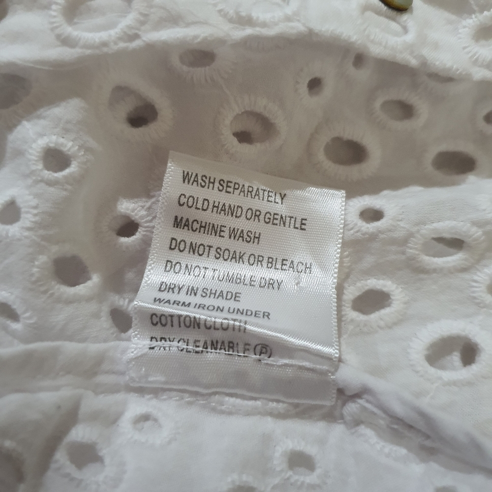 Sussan White Broderie Anglaise Shirt - Picture 7 of 7